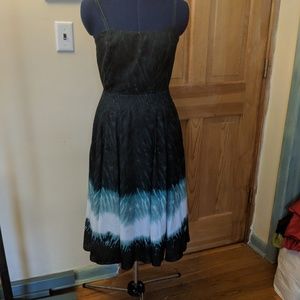 White House Black Market Green Dress
